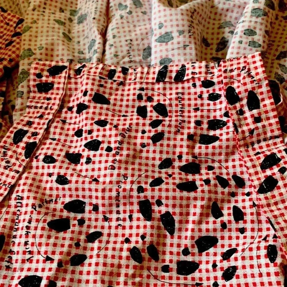 $5 add-on  with any purchase, cute cotton apron with square dancing motif - Picture 2 of 4